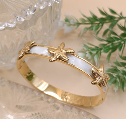 Anti Tarnish_Sea Star Gold Bracelet