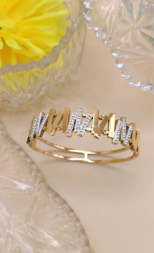 Anti Tarnish_Diamond Studded Bracelet