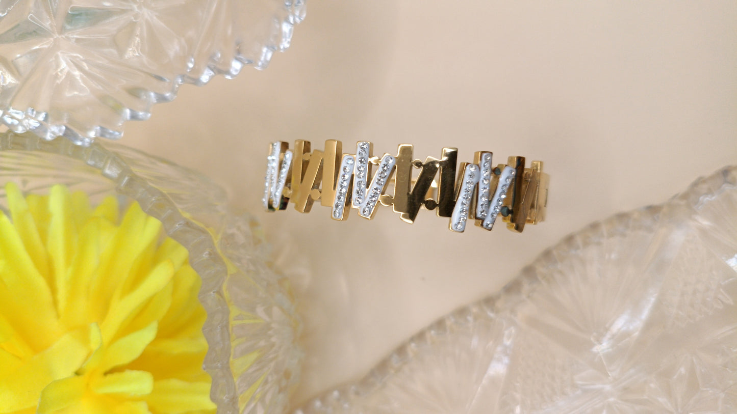 Anti Tarnish_Diamond Studded Bracelet