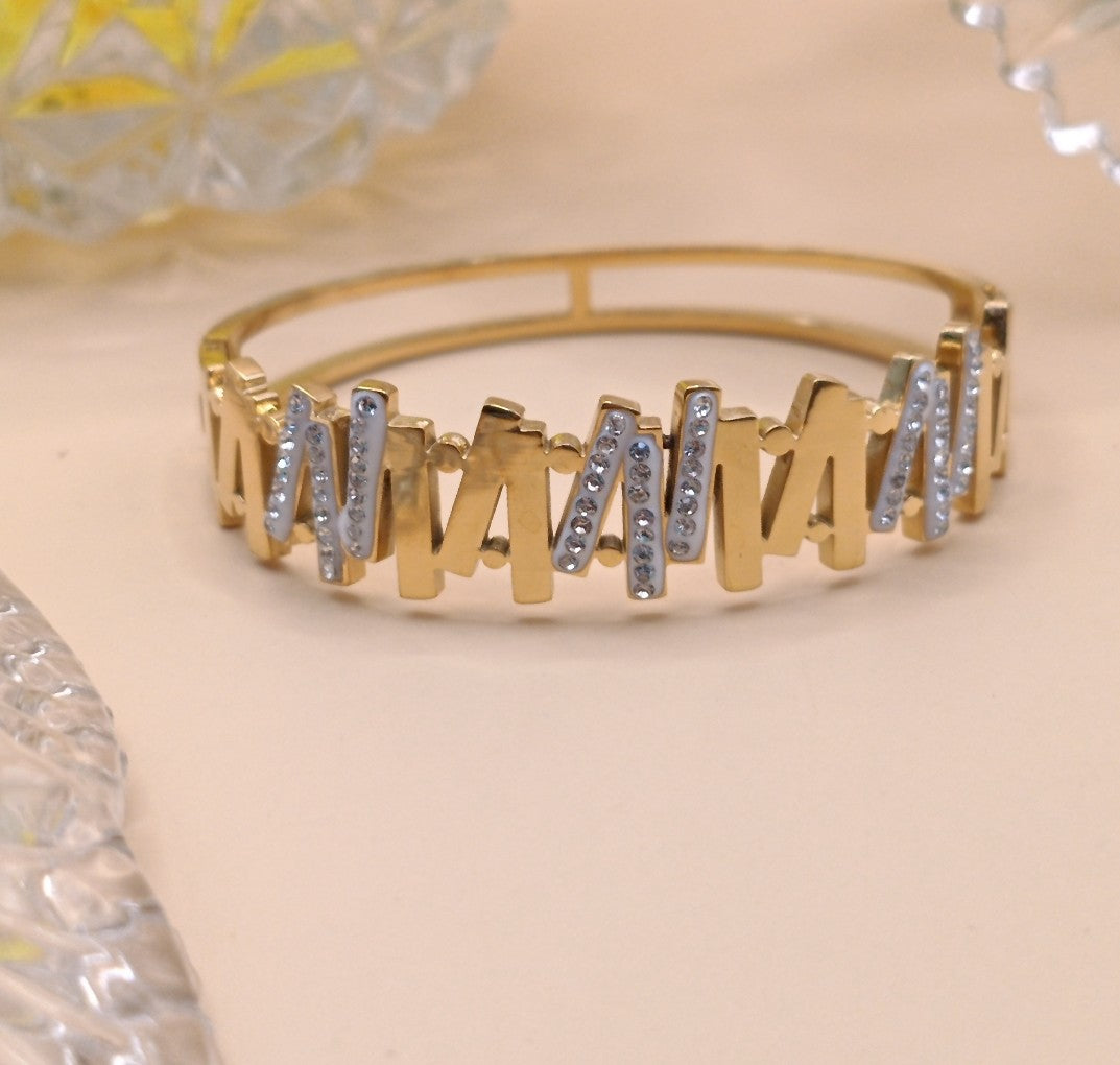 Anti Tarnish_Diamond Studded Bracelet