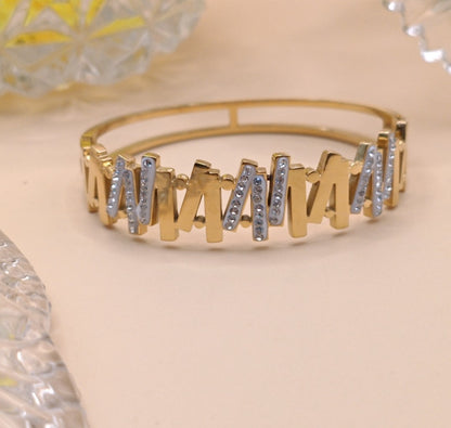 Anti Tarnish_Diamond Studded Bracelet