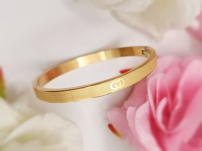 Anti Tarnish_Gold-Plated Structural Bracelet