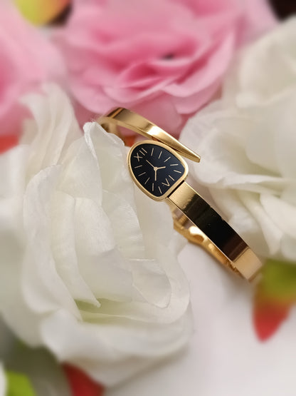 Anti Tarnish_Gold Plated Watch Style Bracelet