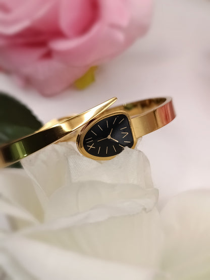 Anti Tarnish_Gold Plated Watch Style Bracelet