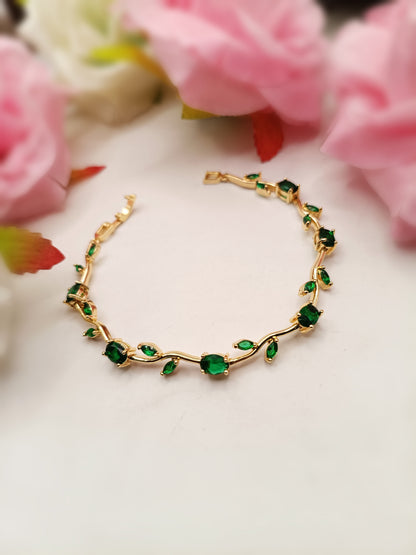 Anti Tarnish_Tulip Vine Bracelet