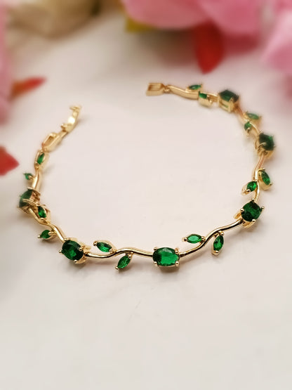 Anti Tarnish_Tulip Vine Bracelet