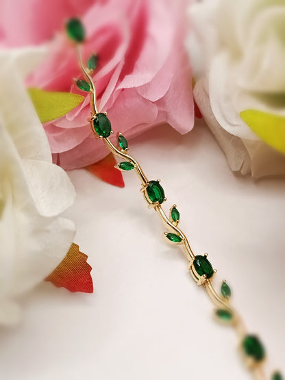 Anti Tarnish_Tulip Vine Bracelet