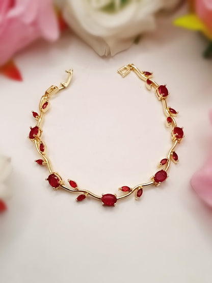 Anti Tarnish_Tulip Vine Bracelet