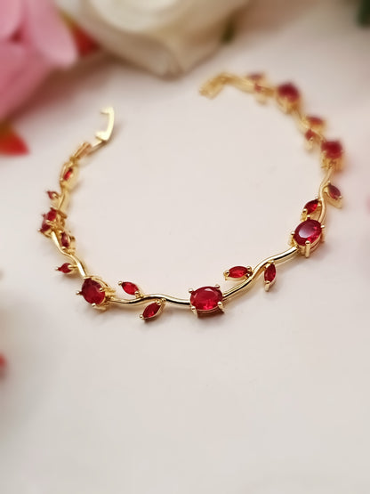 Anti Tarnish_Tulip Vine Bracelet