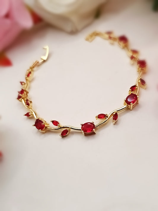 Anti Tarnish_Tulip Vine Bracelet