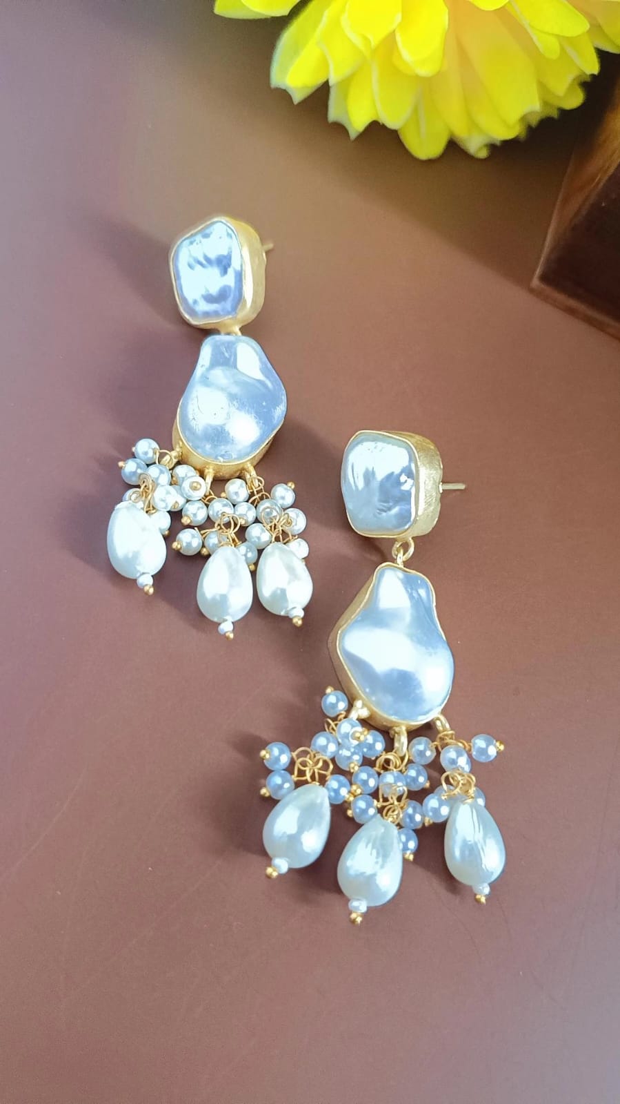 Handcrafted_Uncut Multicolour Stone Necklace Set